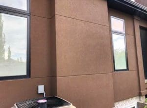 New home install of exterior insulation and finish systems (EIFS)